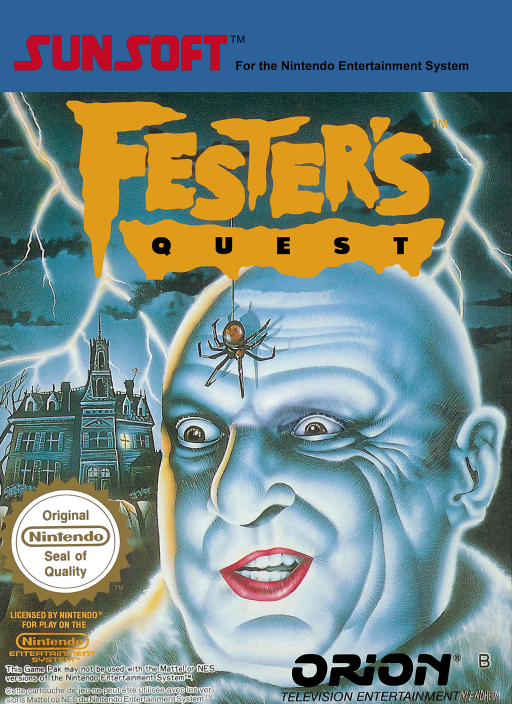 Fester's Quest (Europe) (Rev 1) box art